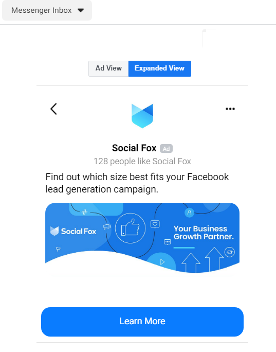 messenger inbox 2 - social fox digital marketing agency in melbourne